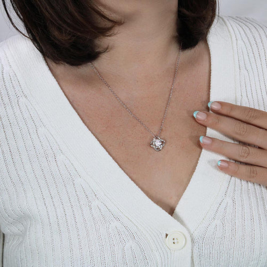 Love Knot Necklace: For the One Who Stole My Hoodies and My Heart