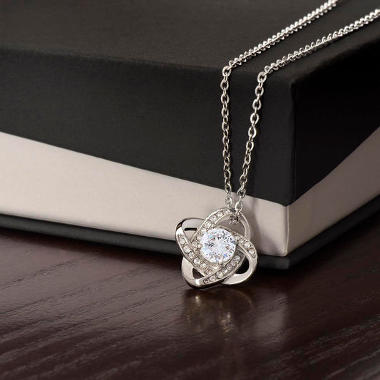 Love Knot Necklace: For the One Who Stole My Hoodies and My Heart