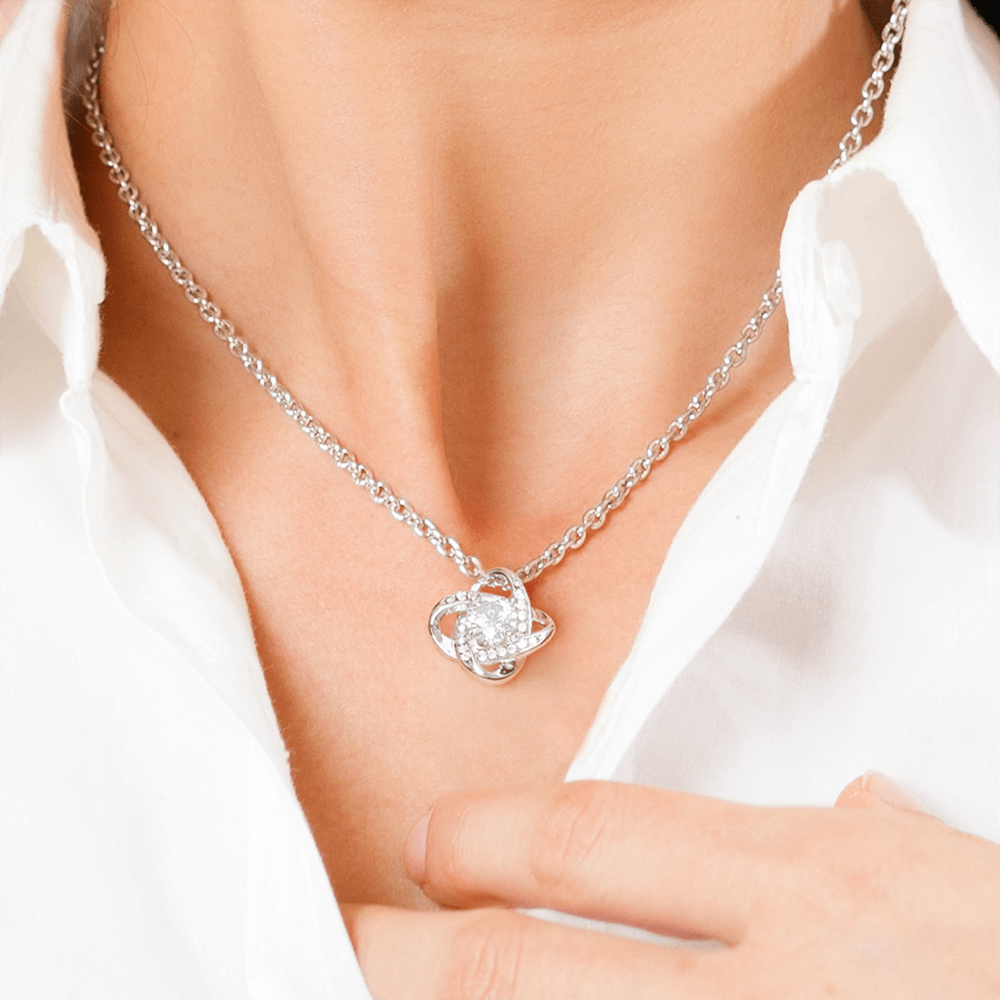 Love Knot Necklace: For the One Who Stole My Hoodies and My Heart