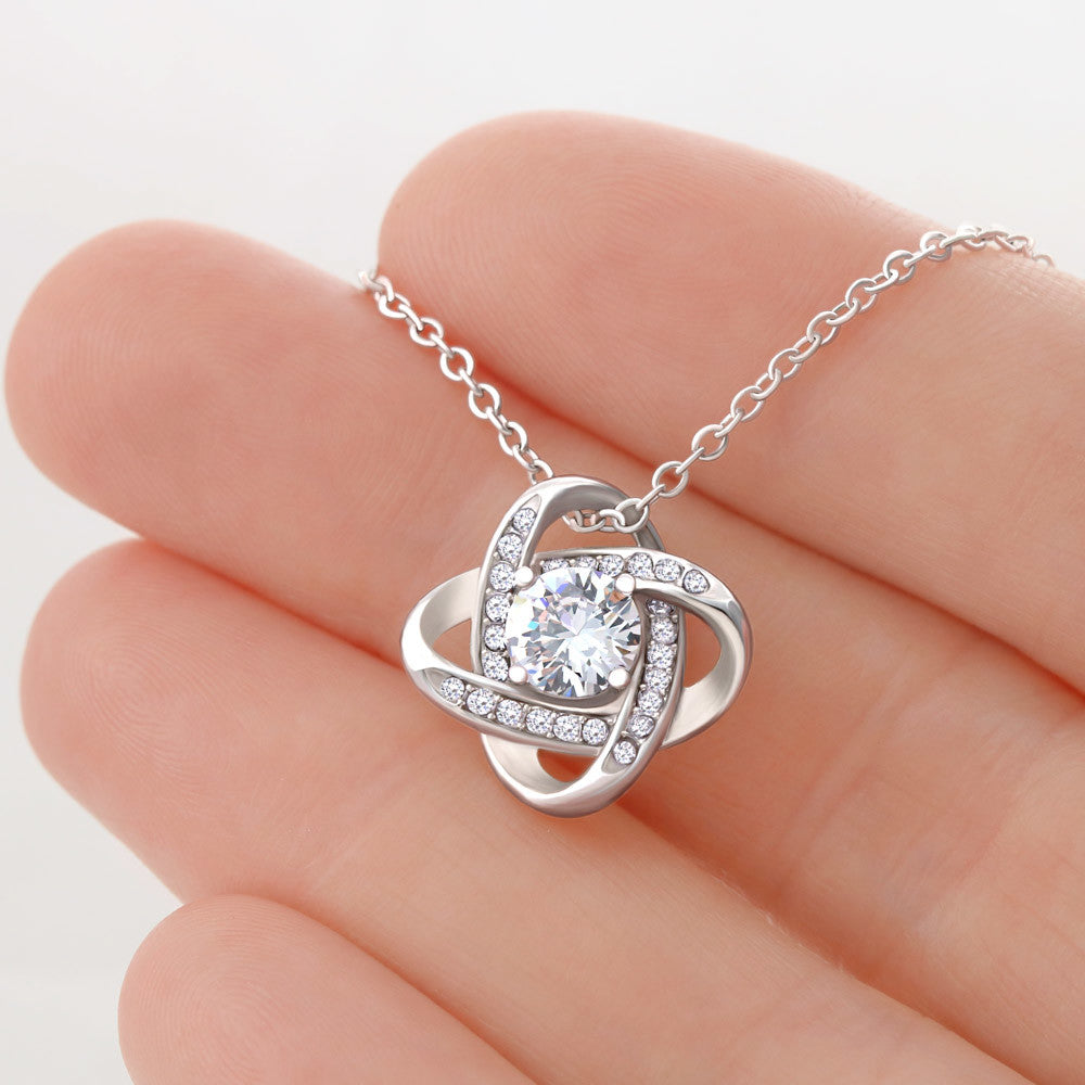 Love Knot Necklace: For the One Who Stole My Hoodies and My Heart