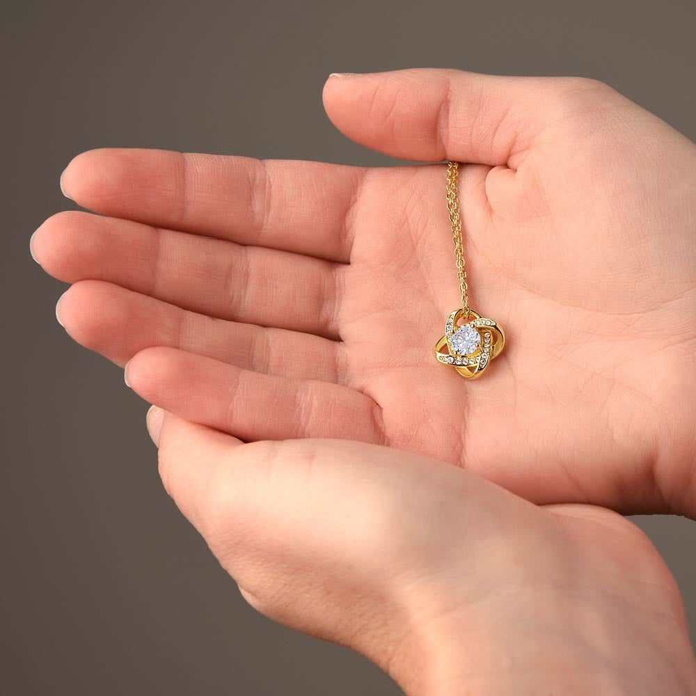 Love Knot Necklace: For the One Who Stole My Hoodies and My Heart