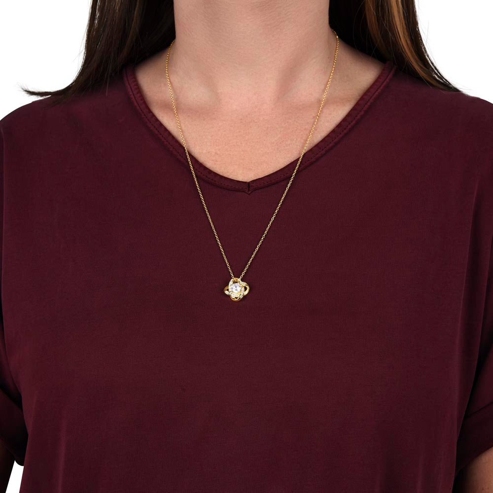 Love Knot Necklace: For the One Who Stole My Hoodies and My Heart