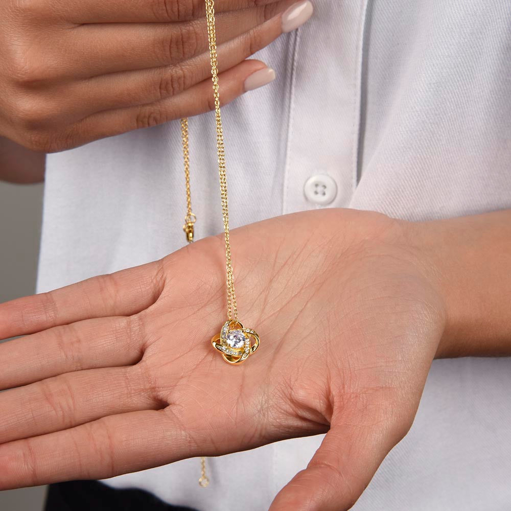 Love Knot Necklace: For the One Who Stole My Hoodies and My Heart