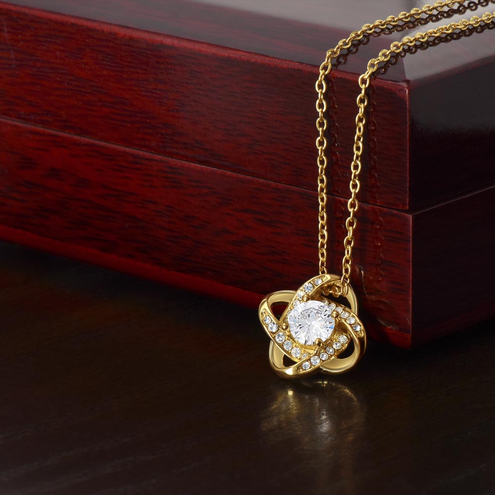 Love Knot Necklace: For the One Who Stole My Hoodies and My Heart