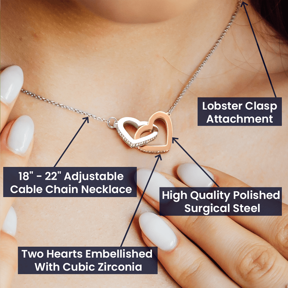 Interlocking Hearts Necklace: Because One Just Wasn't Enough